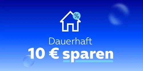 Dauerhaft 10 € mtl. sparen
Dauerhaft 10 € mtl. sparen